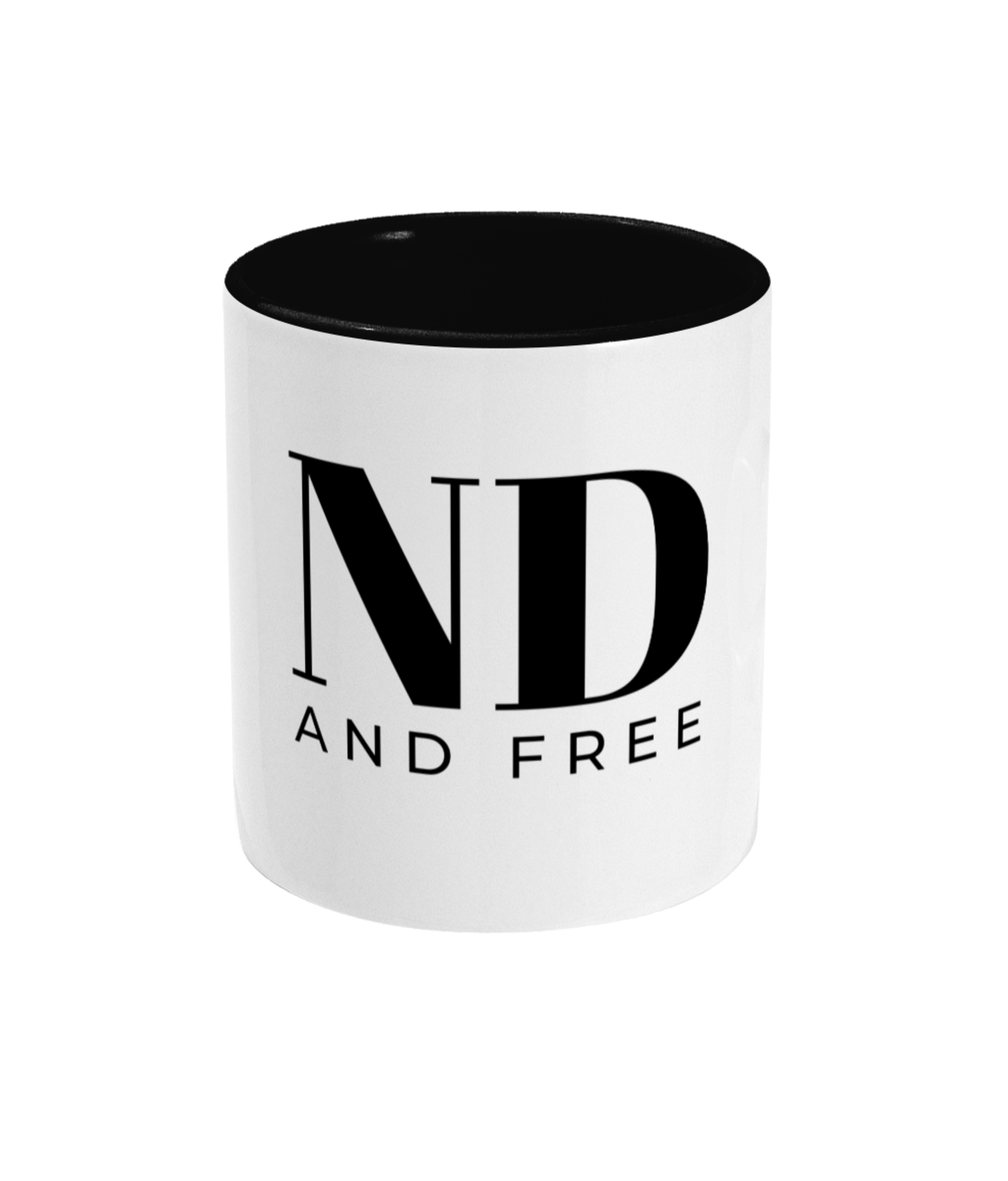 ND & Free - Two Toned Mug - Multiple Mug Colours - ND & Free Accessories & Merch